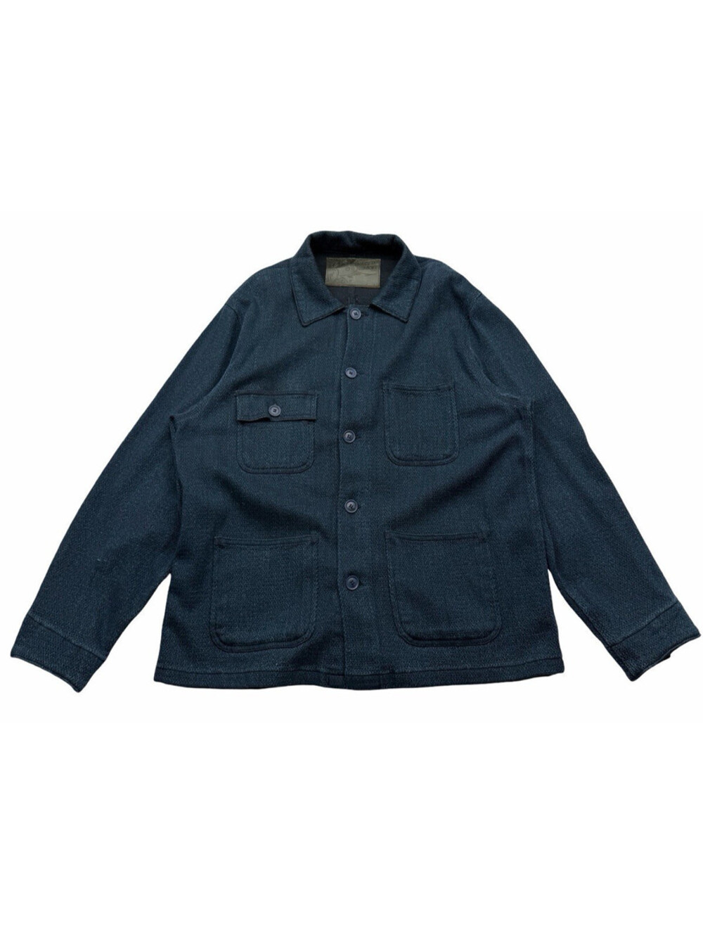 Naked & Famous Chore Coat Indigo Sashiko Size L